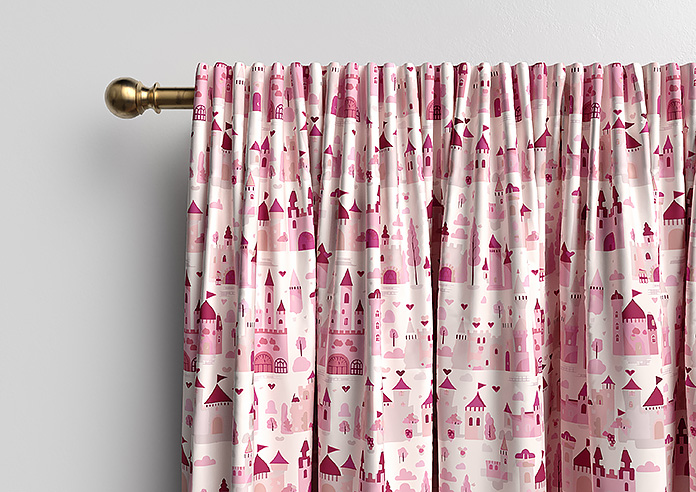 Magic Castle, Princess Pink - Made to Measure Curtains - Image 9